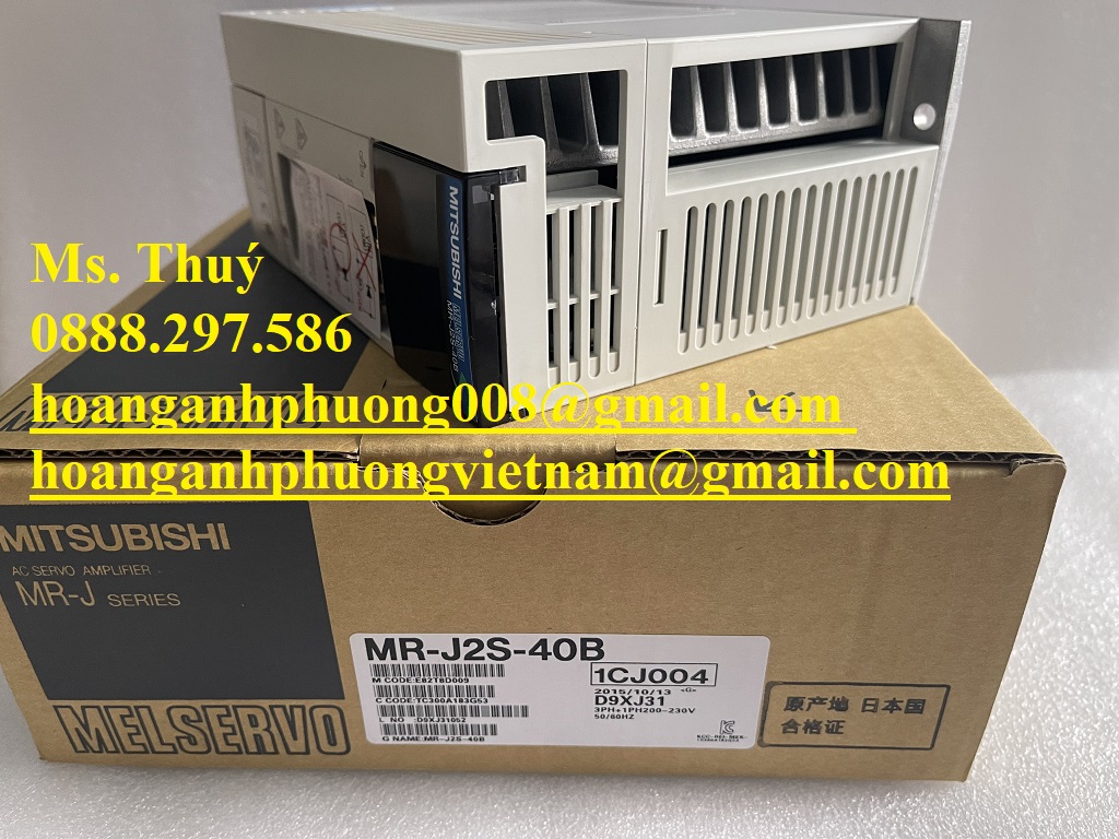 Chuyên phân phối Mitsubishi MR-J2S-40B - Hoàng Anh Phương